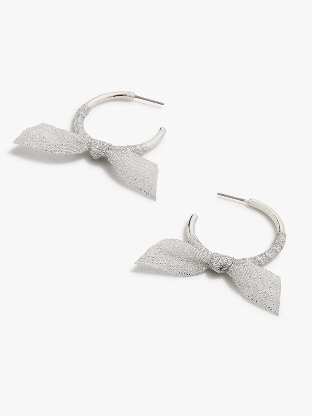 J. Crew Factory Ribbon Wrapped Hoops